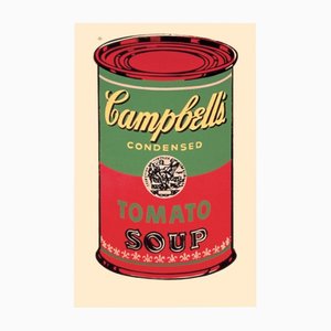 Andy Warhol, Campbell's Soup Can (Grün & Rot), Digitaldruck