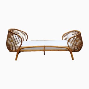 Vintage Bamboo Daybed, 1960