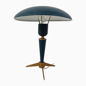 Lámpara de mesa con trípode Mid-Century moderna atribuida a Louis Kalff para Philips, años 50