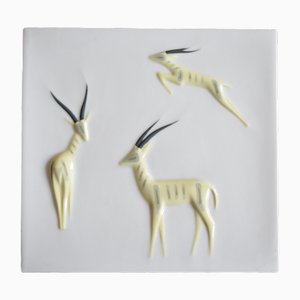 Assiette Murale en Porcelaine par Peter Müller pour Sgarfo Modern, 1960s