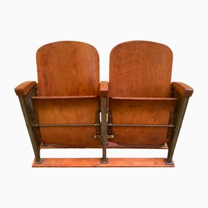 French Theater Armchairs, 1940s