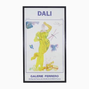 Affiche Ferrero Gallery d'après Salvador Dali, 1976