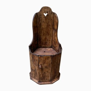 Antique Wooden High Chair, 1890s