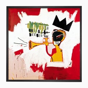 Jean-Michel Basquiat, Trompeta, 1984/2021, Litografía