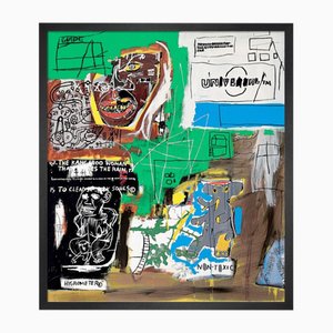 Jean-Michel Basquiat, Sienna, 1984/2021, Impression, Encadré