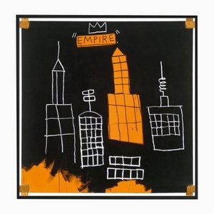 Jean-Michel Basquiat, La Mecca, 1982, Stampa, Incorniciato