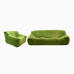 Canapé & Fauteuil Sandra Vintage par Annie Hieronimus pour Ligne Roset / Cinna, Set de 2