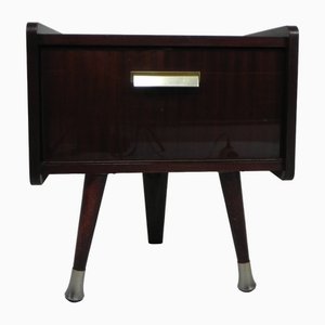 Bedside Table with Tapered Legs, 1960s