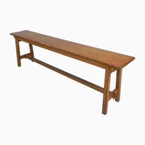 Long Wooden Bench, 1950s