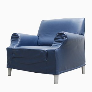 Vintage Lazy Working Leather Armchair by Philippe Starck for Cassina