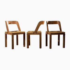 Italian Wooden Chair in the style of RB Rossana, 1960s