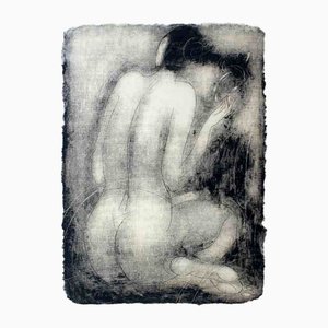 Sergei Timochow, Nude Backwards, 2008, Mixed Media & Monotype on Paper