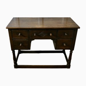 Late Victorian Oak Writing Table, 1890s