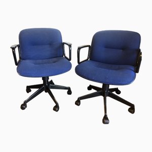 Set of Office Armchairs by Ico Parisi for Mim, Rome, 1960s