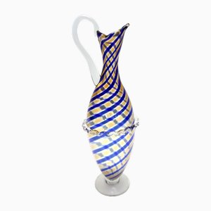 Vintage Murano Glass Pitcher from Fratelli Toso, 1940s