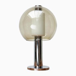 Mid-Century Space Age Chrome and Glass Globe Table or Floor Lamp, 1960s