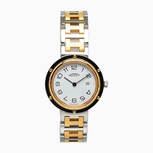 Quarz Edelstahl Clipper Uhr von Hermès