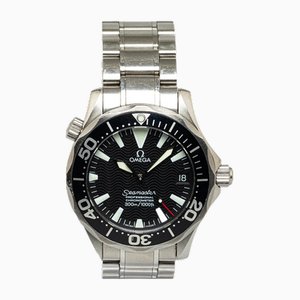 Reloj profesional Seamaster de cuarzo de acero inoxidable de Omega