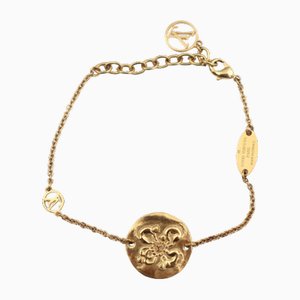 Bracciale In the Sky Monkey in metallo dorato con motivo zodiacale di Louis Vuitton