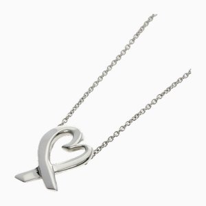 Silberne Loving Heart Halskette von Tiffany & Co.