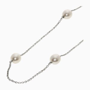 Collar de perlas de agua dulce de plata de Tiffany & Co.