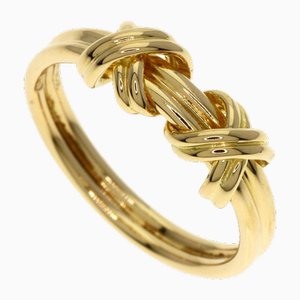 Yellow Gold Signature Ring from Tiffany & Co.