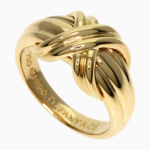 Yellow Gold Signature Ring from Tiffany & Co.