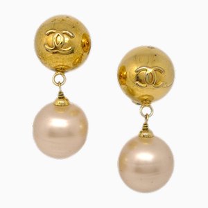 Artificial Pearl Dangle Earrings from Celine, Set of 2