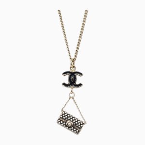 Gold Bag Chain Pendant Necklace from Chanel
