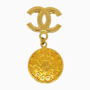 Broche dorado de Chanel