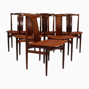 Rosewood Dining Chairs by Henning Sørensen, 1960s, Set of 6