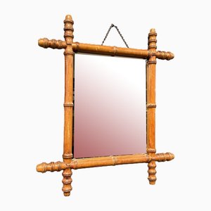 Specchio in finto bambù, Francia