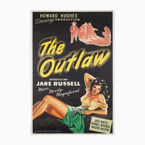 Affiche de film The Outlaw, États-Unis