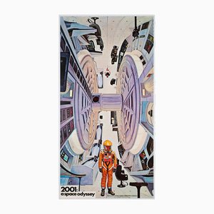 2001 A Space Odyssey Personality Poster by Bob McCall, 1968