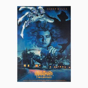 Affiche de Film A Nightmare on Elm Street Double Crown par Graham Humphreys, Royaume-Uni, 1984