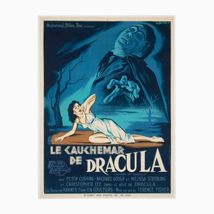 Affiche de Film L'Horreur de Dracula Moyenne par Guy Gerard Noel, France, 1959