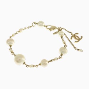 Bracelet en Fausses Perles Coco Mark de Chanel