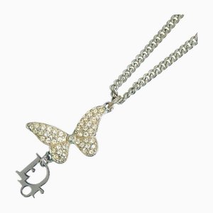 Collana con strass a forma di farfalla di Christian Dior