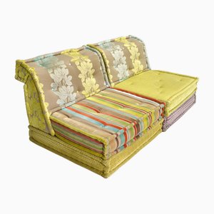 Mah Jong Sofa by Gobbo Salotti, Italy, 1980, Set of 6