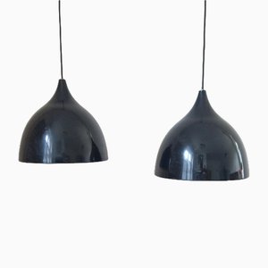 Mid-Century Silhouette Pendants, Denmark, 1970s, Set of 2