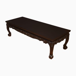 Chinese Ebonised Coffee Table, 1890s