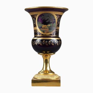 Opaline Medicis Vase im Stil von La Fontaine, 1820