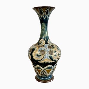 Antike Vase von Eliza Simmance für Doulton Lambeth, 1878