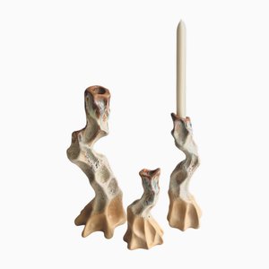 Ceramic Sculptures Set by Natalia Coleman, Set of 3