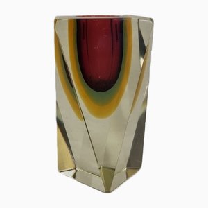 Murano Uranium Sommerso Vase, 1960s