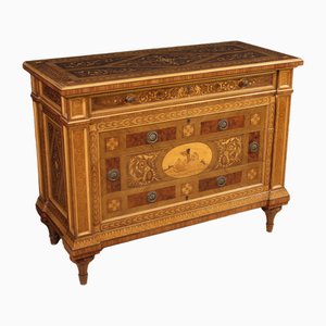 Louis XVI Inlaid Chest of Drawers, 1960s
