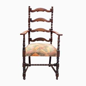 19th Century English Dining Chairs in Oak, Set of 6