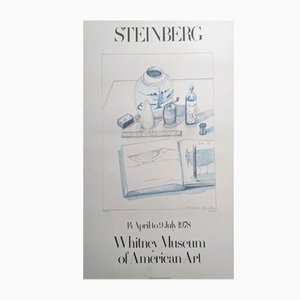 Saul Steinberg, Whitney Museum of Art, 1978, Lithograph