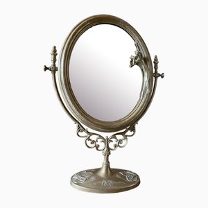 Espejo de mesa italiano de estilo modernista