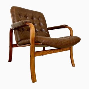Mid-Century Scandinavian Gøte Furniture Lounge Chair by Nassjo Ab for Göte Möbler, 1960s